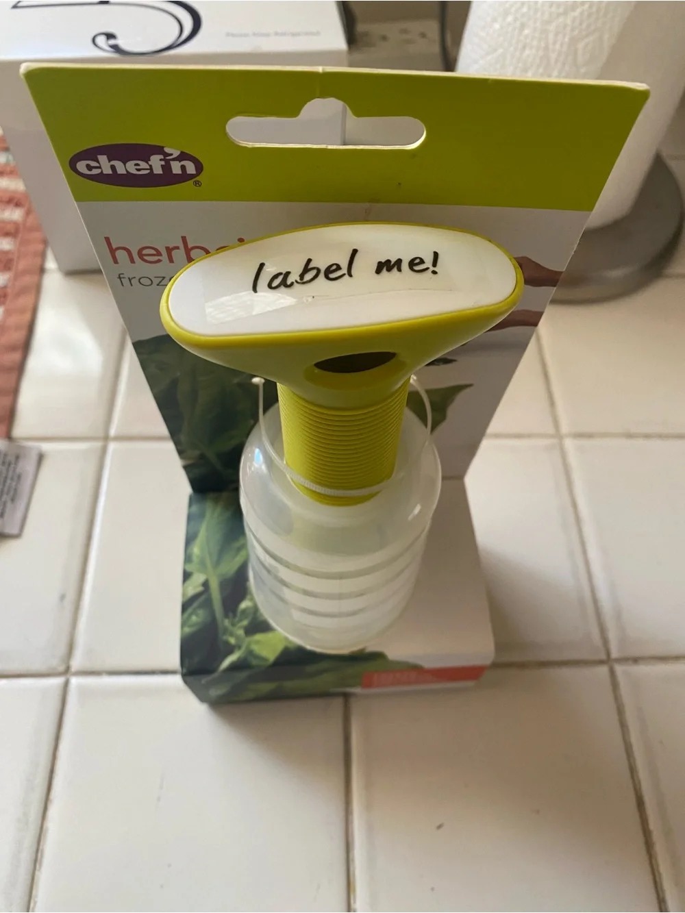 Herbcycle Frozen Herb Keeper & Grinder — Lime Green